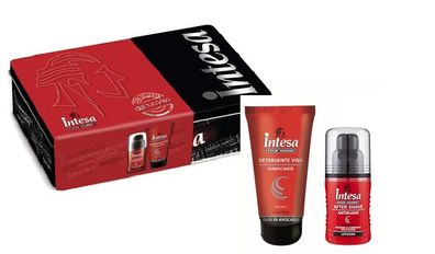 Intesa pour Homme Geschenkset Anti-Wrinkle After shave + Gesichtsreiniger