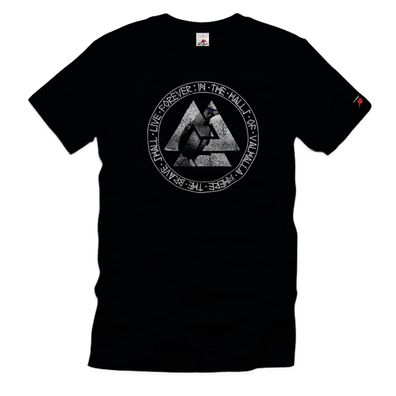 Valknut Odin Valhalla Wikinger Halle der Gefallenen Götter Odin T-Shirt #36412