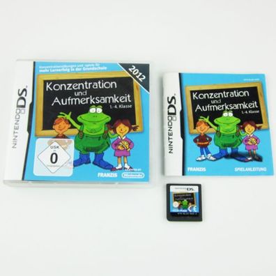 DS Spiel Konzentration und Aufmerksamkeit 1.-4. Klasse 2012 (Blau)