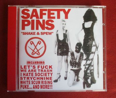 Safety Pins – Shake & Spew CD