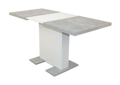 Auszugtisch 100-150 cm Betonoptik grau/ weiß Esstisch Esszimmertisch ausziehbar