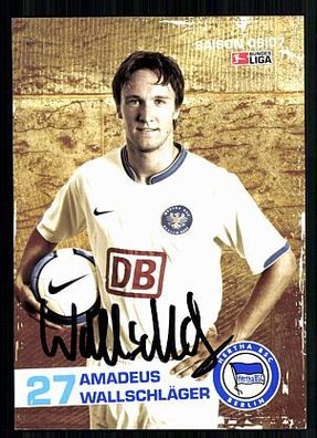 Amadeus Wallschläger Hertha BSC Berlin 2006-07 + A 72483