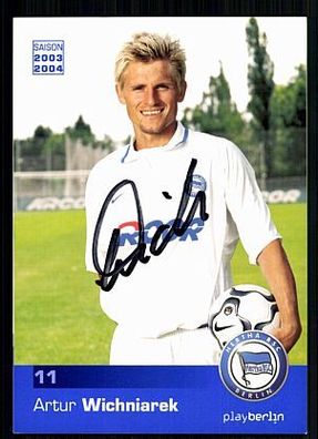 Artur Wichniarek Hertha BSC 2003-04 TOP AK + A 72511
