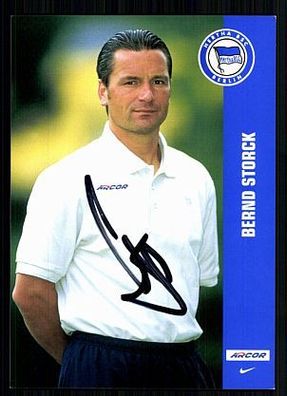 Bernd Storck Hertha BSC 2001-02 TOP AK + A 72525