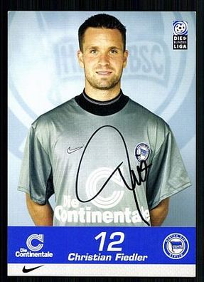 Christian Fiedler Hertha BSC 1999/00 TOP AK + A 72543