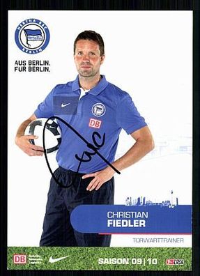 Christian Fiedler Hertha BSC 2009-10 TOP AK + A 72548