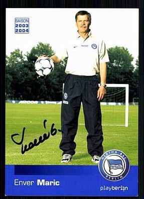 Enver Maric Hertha BSC 2003/04 TOP AK + A 72596