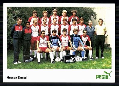 Orig. MK Hessen Kassel 1984-85 8x Orig. Sign. + A 72441
