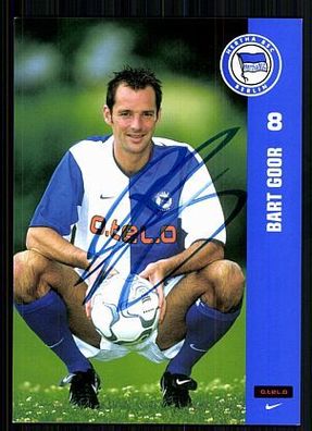 Bart Goor Hertha BSC Berlin 2001-02 2. Karte Orig. Signiert + A 72686