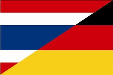 Fahne Flagge Thailand Deutschland Premiumqualität