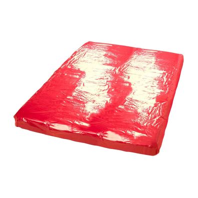 Lack-Laken Rot sündig flutschig 200x230cm Bett-Laken vinyl "Playgroundi" L15"