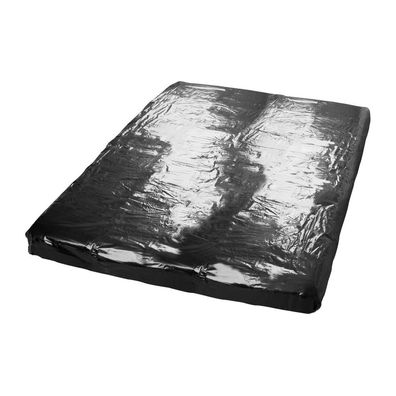 Lack-Laken Schwarz 200x230 cm Bettlacken Bettwäsche sheet "Playgroundi" L12"