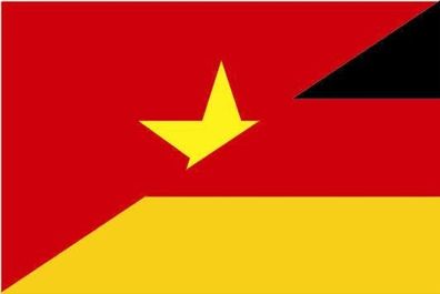 Fahne Flagge Vietnam-Deutschland Premiumqualität