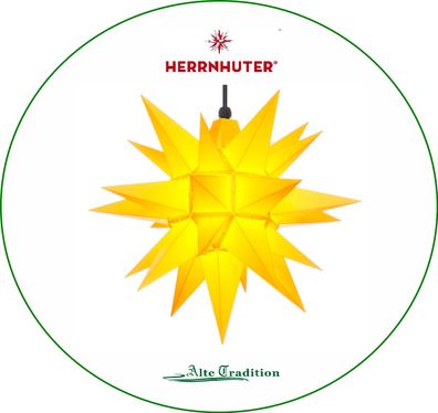 Herrnhuter Stern 40 cm Farbe gelb wetterfest Kunststoff für Außen vom Fachhändler