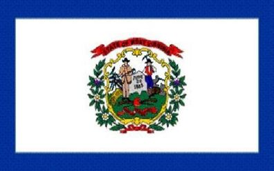 Fahne Flagge West Virginia Premiumqualität