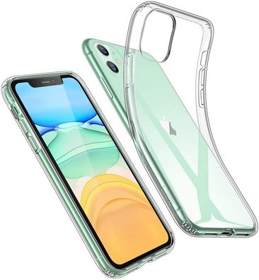 Wisam® Apple iPhone 11 (6.1) Silikon Case Schutzhülle Hülle Transparent Klar
