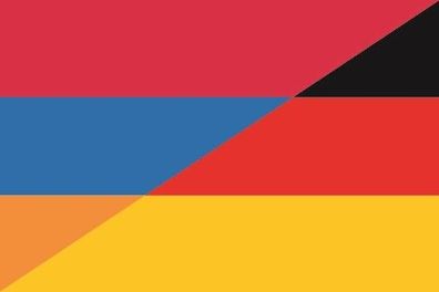 Fahne Flagge Armenien -Deutschland Premiumqualität