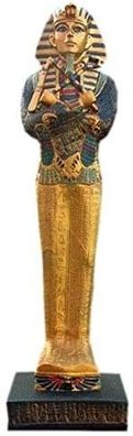 Tut Ench Amun Ägypten Mythologie Hieroglyphen Mumie Egypt Hand bemalt Design Büste