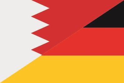 Fahne Flagge Bahrain-Deutschland Premiumqualität