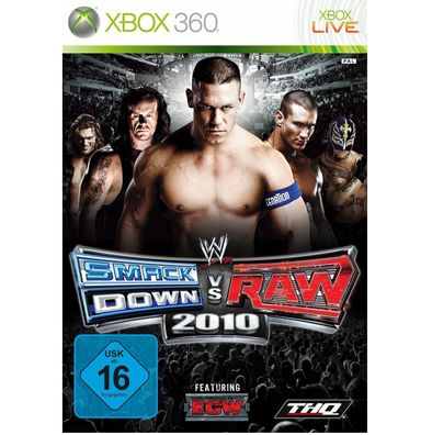 XBox 360 WWE SmackDown vs. Raw 2010 100% Uncut Beste Speil von Mikrosoft USK ab 16