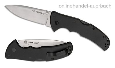 COLD STEEL Code 4 Spear Point Polished Blade Taschenmesser Klappmesser Messer