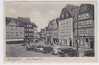 03975 Ak Bad Hersfeld am Lingplatz Hotel Restaurant um 1940