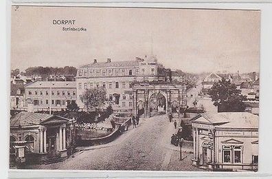 64302 Ak Dorpat Tartu Steinbrücke 1915