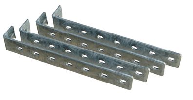Haltewinkel 4er SET 380x50x4, feuerverzinkt
