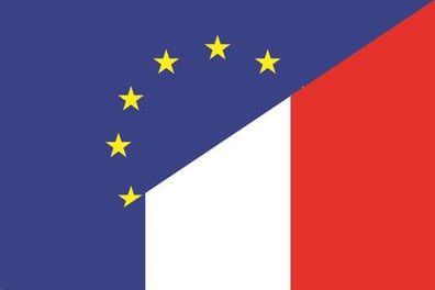 Fahne Flagge Europa-Frankreich Premiumqualität