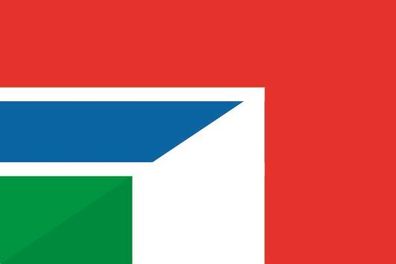 Fahne Flagge Gambia-Italien Premiumqualität
