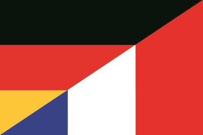 Fahne Flagge Deutschland-Frankreich Premiumqualität