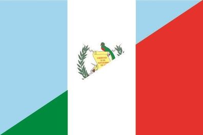 Fahne Flagge Guatemala-Italien Premiumqualität