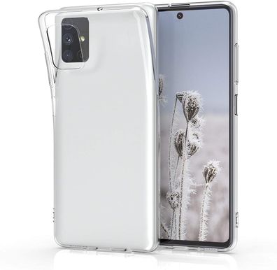 Wisam® Schutzhülle für Samsung Galaxy M51 M515F Silikon Clear Case Transparent