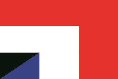 Fahne Flagge Jemen-Frankreich Premiumqualität