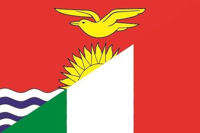 Fahne Flagge Kiribati-Italien Premiumqualität
