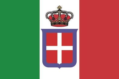 Fahne Flagge Königreich Italien Premiumqualität