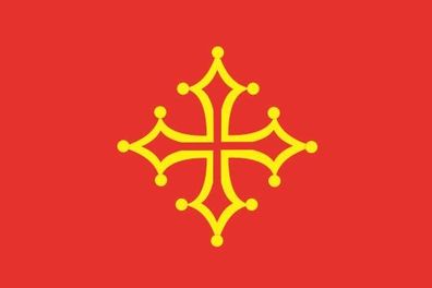 Fahne Flagge Languedoc Provinz Premiumqualität