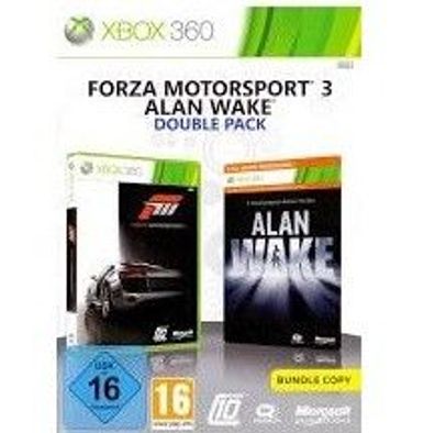 XBox 360 Forza Motorsport 3 Alan Wake Double Pack 100% Uncut Beste von Mikrosoft