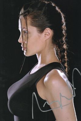 Angelina Jolie Autogramm Tomb Raider