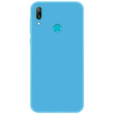 4-OK Slim Colors Schutz Hülle für Huawei Y7 (2019) - Pastel Blue