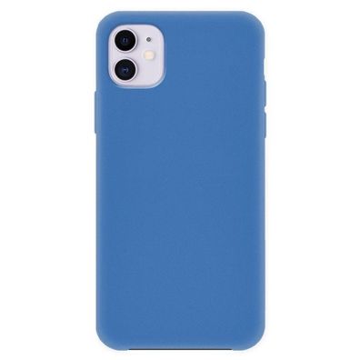4-OK Silk Cover für Apple iPhone 11 mit Samt-Innenfutter - Ocean Blue (Blau)