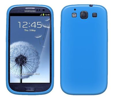 4-OK Protek Solid Colors Case für Samsung Galaxy S3 i9300 in Blau