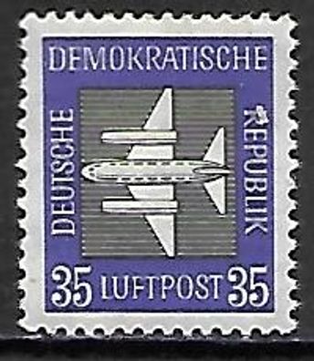 DDR postfrisch Michel-Nummer 611 mit Falzrest