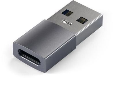 Satechi Aluminum Type-A to Type-C USB Adapter - Space Gray (Grau)