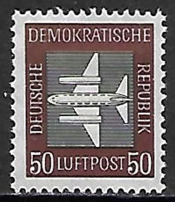 DDR postfrisch Michel-Nummer 612 mit Falz