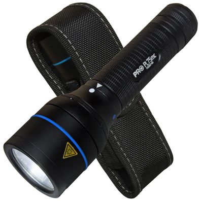 Walther PRO PL75mc Taschenlampe 360° Drehkopf 4 Farben Nylonetui Handschlaufe
