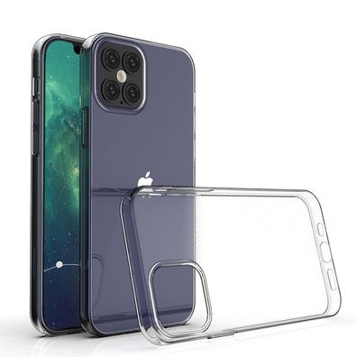 Cyoo Ultra Slim Silikon Case für Apple iPhone 12 (6.1 Zoll) - Transparent