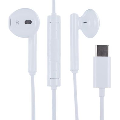 Huawei AM33 / CM33 USB Typ-C Headset Kopfhörer mit Mikrofon - Weiss