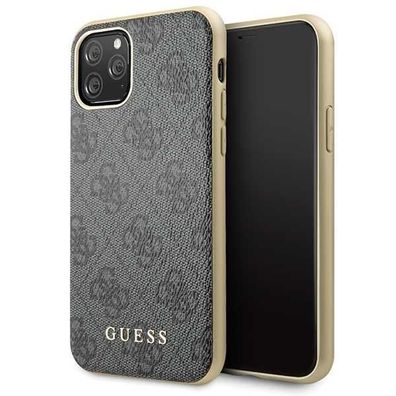 Guess Charms 4G Hard Cover für Apple iPhone 11 Pro - Grau