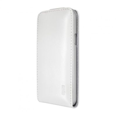 Artwizz SeeJacket Leather FLIP für Samsung Galaxy S5 mini, Weiss